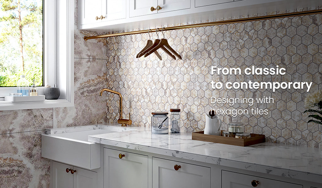 From Classic to Contemporary: Designing with Hexagon Tiles