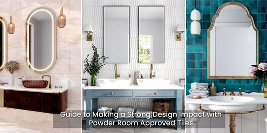 Guide to Making a Strong Design Impact with Powder Room Approved Tiles
