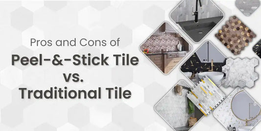 peel and stick tile vs traditional tile