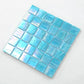 Sky Blue 12x12 Glossy Uniform square Glass Mosaic Tile (10 pack, 10 sq ft/case) - Sample