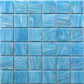 Sky Blue 12x12 Glossy Uniform square Glass Mosaic Tile (10 pack, 10 sq ft/case) - Sample