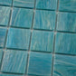 Light Teal Blue 12x12 Glossy Uniform square Glass Mosaic Tile (10 pack, 10 sq ft/case) - Sample