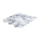 White 12x12 Matte Hexagon Glass Mosaic Tile (10 pack, 9.6 sq ft/case) - Sample