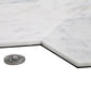 White 9x10 Honed Hexagon Carrara White Peel & Stick Tile (10 pack, 6.41 sq ft/case) - Sample