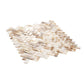 White Beige 11x11 Polished Herringbone Shell Mother of Pearl Mosaic Tile (20 pack, 16.19 sq ft/case)
