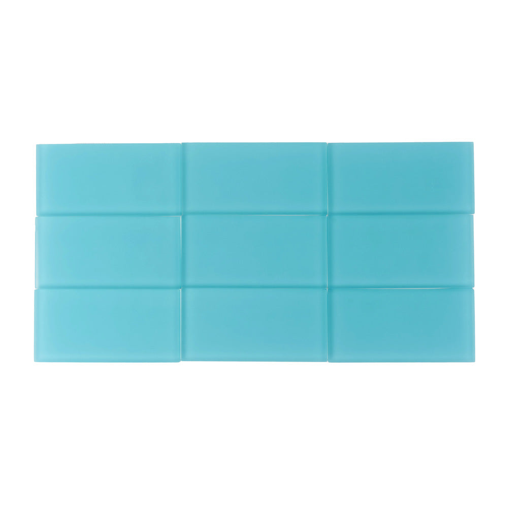 Classic Sky Blue Mosaic Tile  