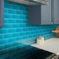 3x6 Sapphire Blue Mosaic Tile