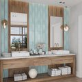 Blizzard Blue 4x16 Glossy Subway Glass Tile (12 pack, 5.33 sq ft/case)