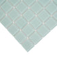 1x1 Blizzard Blue Matte Mosaic Tile
