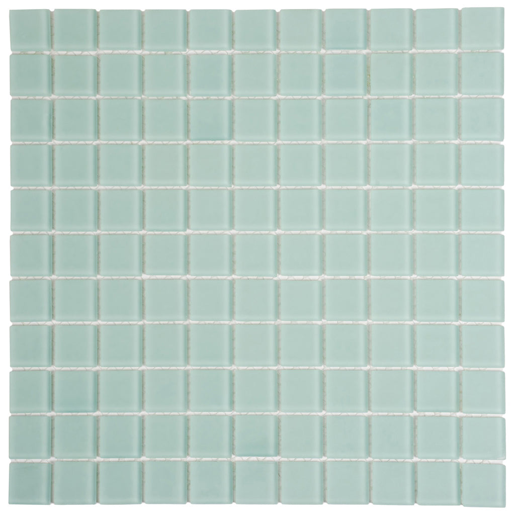 1x1 Blizzard Blue Mosaic Tile