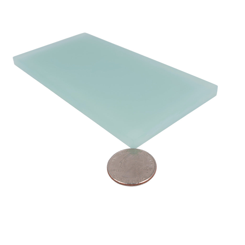 3x6 Blizzard Blue Matte Glass Tile