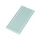3x6 Blizzard Blue Polished Glass Tile