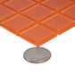 1x1 Orange Matte Mosaic Tile