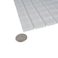1x1 White Polished Glass Tile