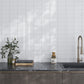 White 3x6 Glossy Subway Glass Tile (40 pack, 5 sq ft/case)
