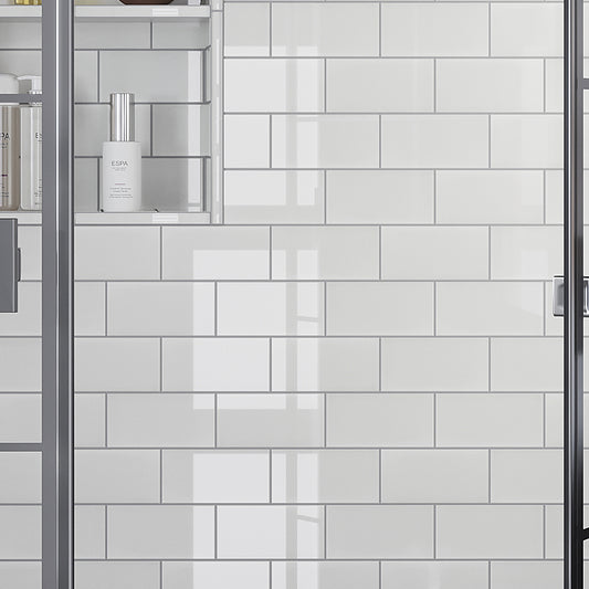 Warm Greige 3x6 Glossy Subway Glass Tile (40 pack, 5 sq ft/case)
