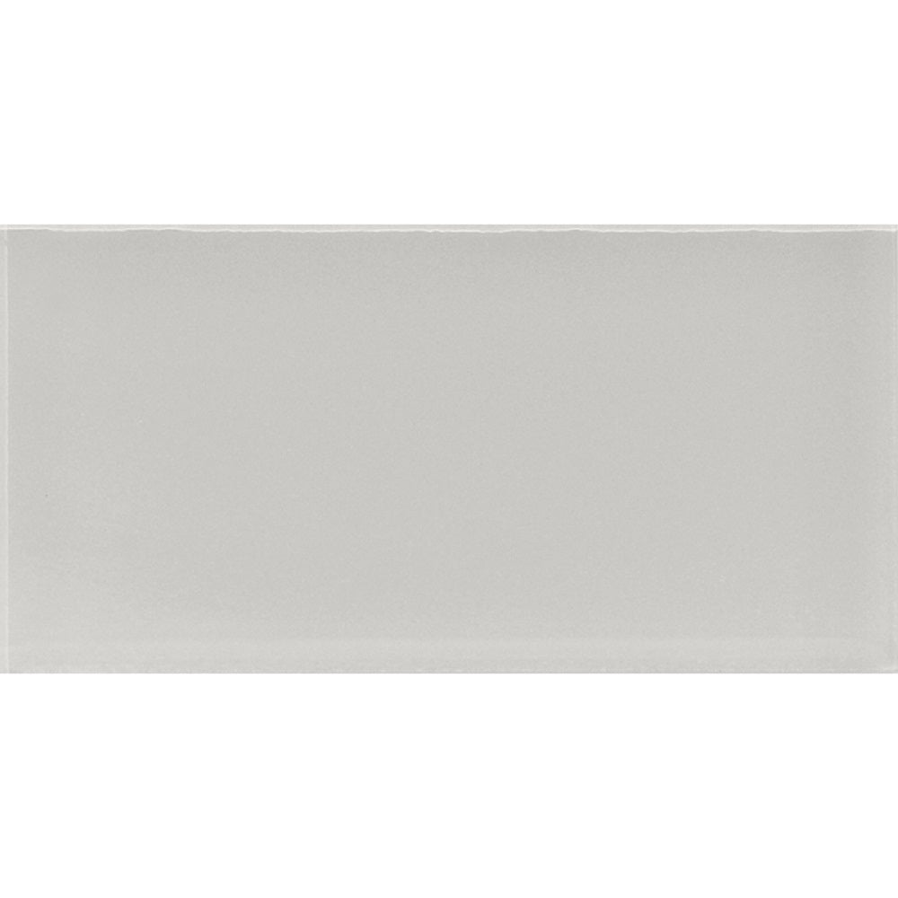 Lace White 8x16 Glossy Subway Glass Tile (15 pack, 13.33 sq ft/case) - Sample