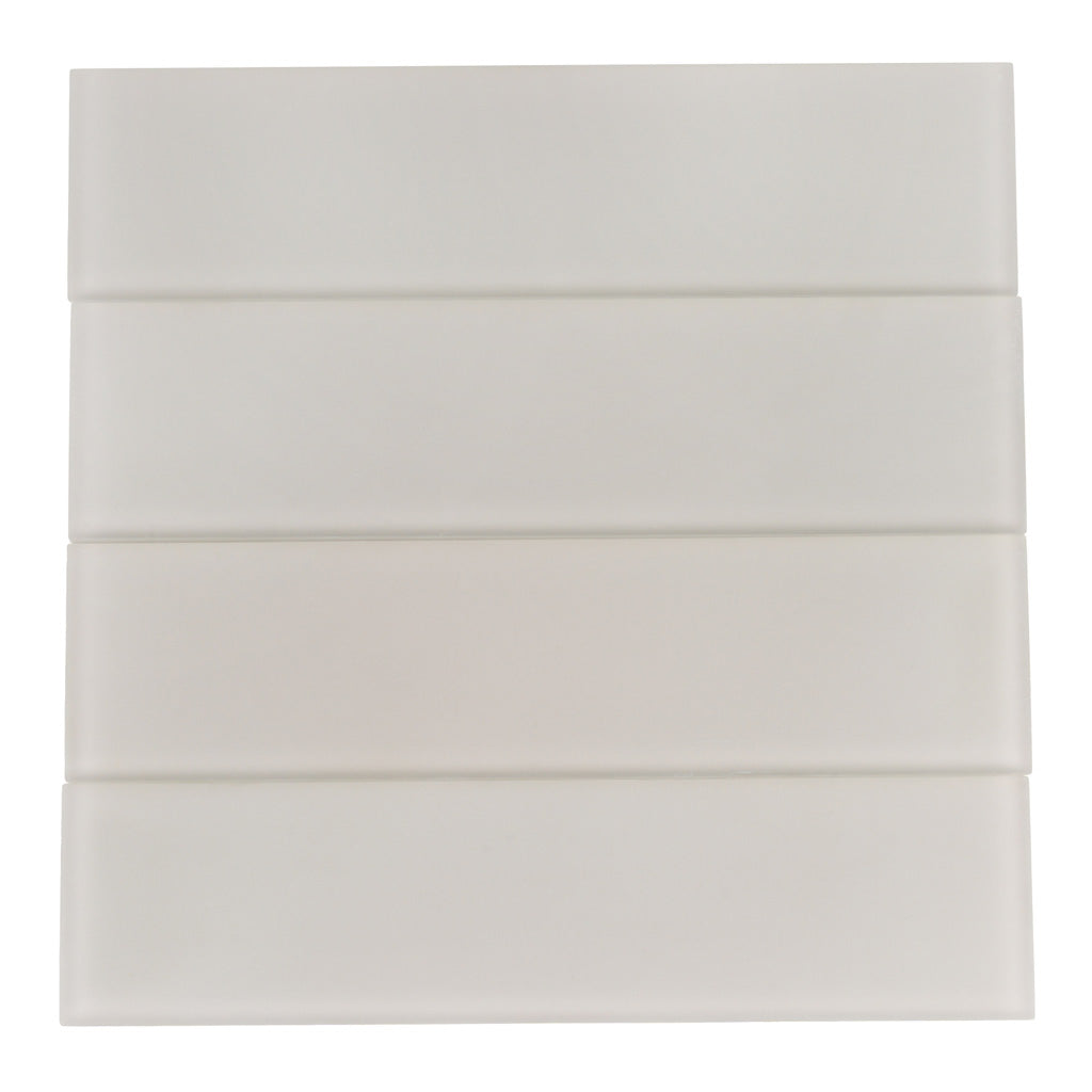 3x12 Lace White Glass Tiles