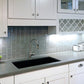 3x6 Stone Blue Glass Mosaic Tile