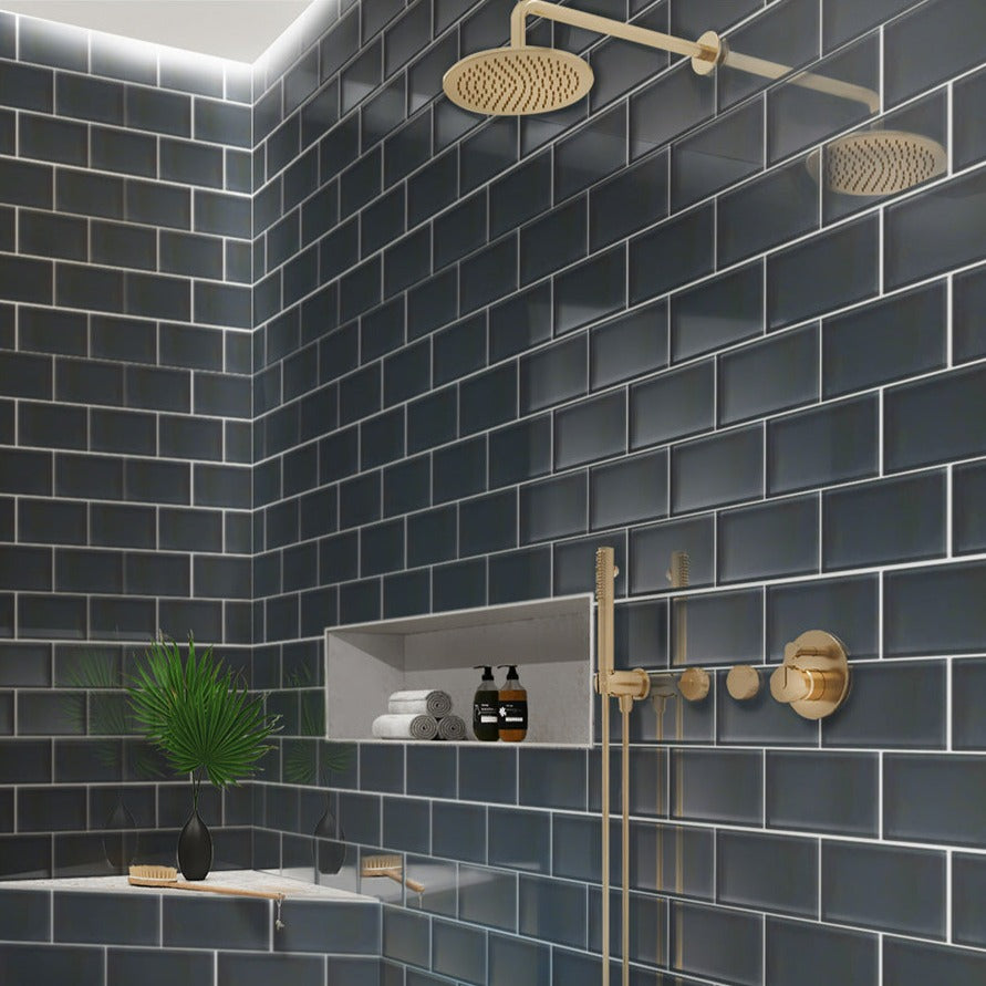 3X6 Coin Gray Tile