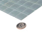 12x12 Coin Gray Glass Tile