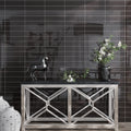 Ash Gray 4x16 Glossy Subway Glass Tile (12 pack, 5.33 sq ft/case)