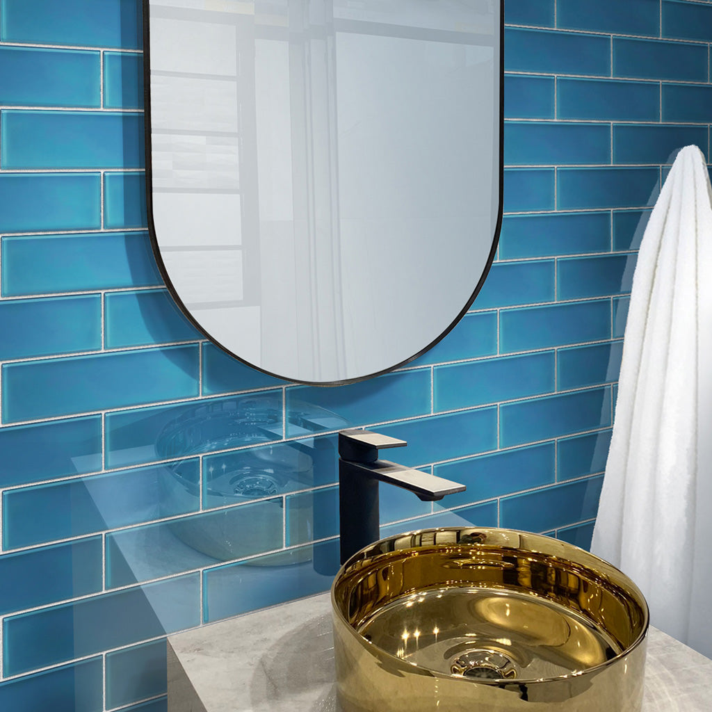 3x12 Cerulean Blue Tile