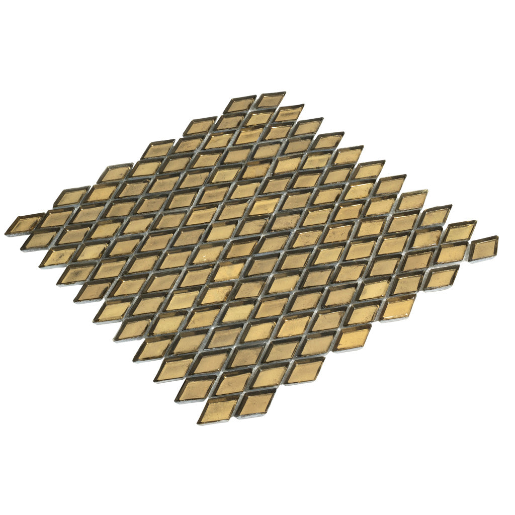 11x11 Gold Glossy Tile