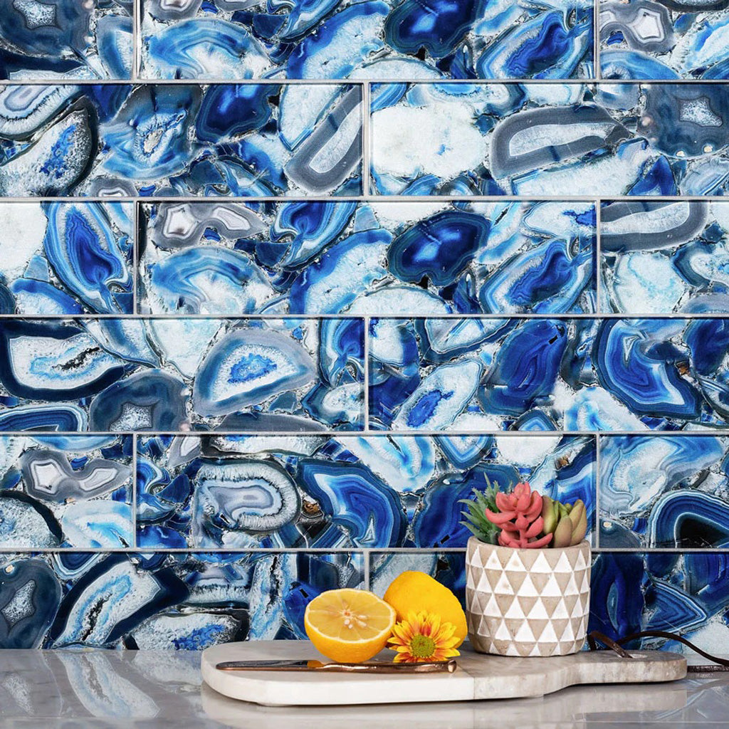 Blue Glass Tile