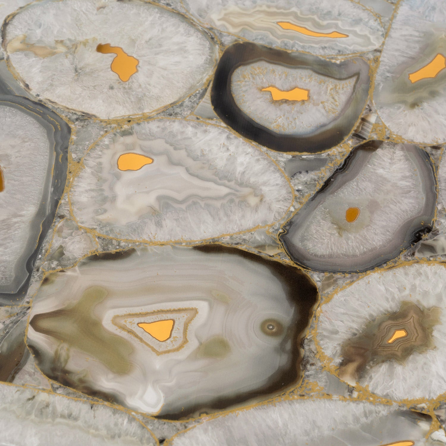 Onira 24x48 Beige Gold Porcelain Large Format Swirls Agate Wall Tile (2 Pack, 15.5 sq ft/case) - Sample