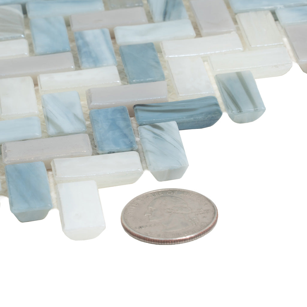 12x12 Blue and Gray Floor and Wall Tile