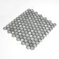 11x11 Silver Mosaic Floor and Wall Tile