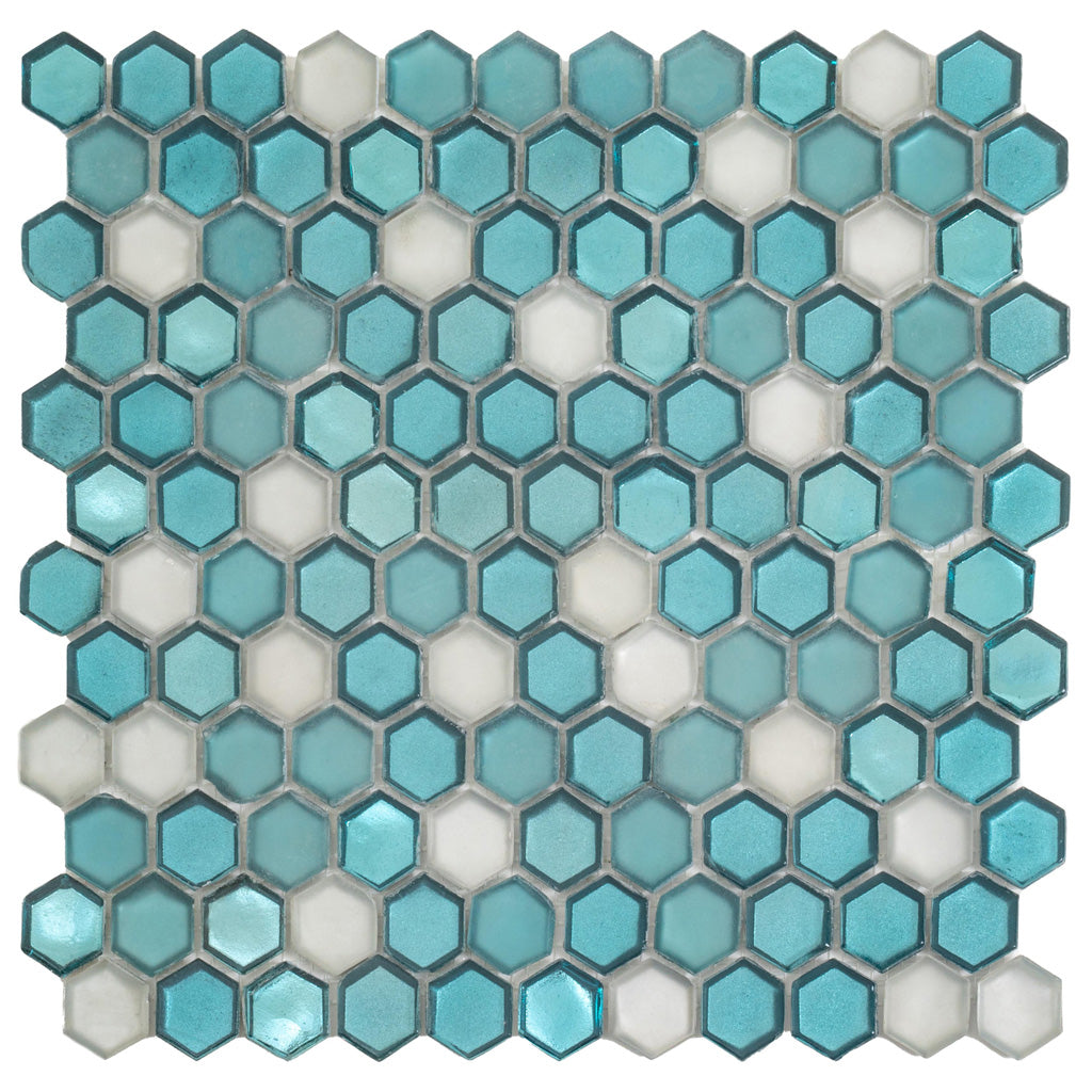 11x11 Glass Mosaic Tile
