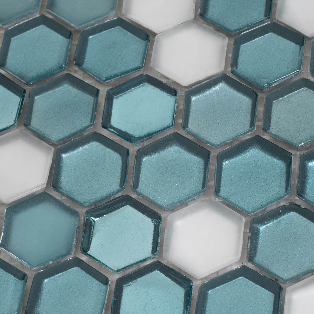 Glass Hexagon Tile