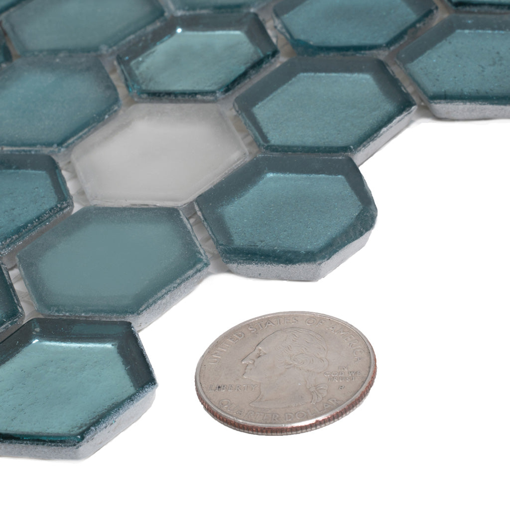 Charming Hexagon Mosaic Kitchen Tile