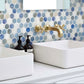 11x11 Blue Glass Tile