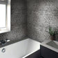 11x11 Silver Hexagon Floor and Wall Tile