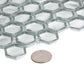 11x11 Silver Glass Mosaic Tile Price