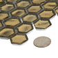 11x11 Glossy Hexagon Glass Tile