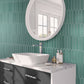 2x10 Green Ceramic Picket Tiles