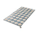 Stone Blue Beige 12x22 Matte Glossy Rectangle with Star Details Porcelain Large Format Tile (7 pack, 13.03 sq ft/case)