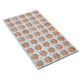 Nude Beige White 12x22 Matte Glossy Rectangle with Star Details Porcelain Large Format Tile (7 pack, 13.03 sq ft/case)