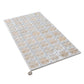 Ice White Beige 12x22 Matte Glossy Rectangle with Star Details Porcelain Large Format Tile (7 pack, 13.03 sq ft/case)