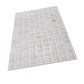 Ice White Beige 12x22 Matte Glossy Rectangle with Star Details Porcelain Large Format Tile (7 pack, 13.03 sq ft/case)
