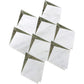 Eastern White, Glass 12x12 Polished Diamond Marble Mosaic Tile (5 pack, 5 sq ft/case)