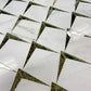 Eastern White, Glass 12x12 Polished Diamond Marble Mosaic Tile (5 pack, 5 sq ft/case)