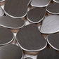 Pebble Gray 12x12 Polished Multi-shaped Metal Mosaic Tile (5 pack, 5.17 sq ft/case) - Sample