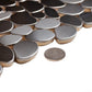 Pebble Gray 12x12 Polished Multi-shaped Metal Mosaic Tile (5 pack, 5.17 sq ft/case) - Sample