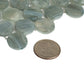Glamorous Glass Penny Accent Tile