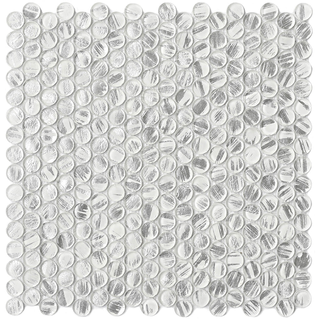 12x12 Silver Glass Wall and Floor Tile